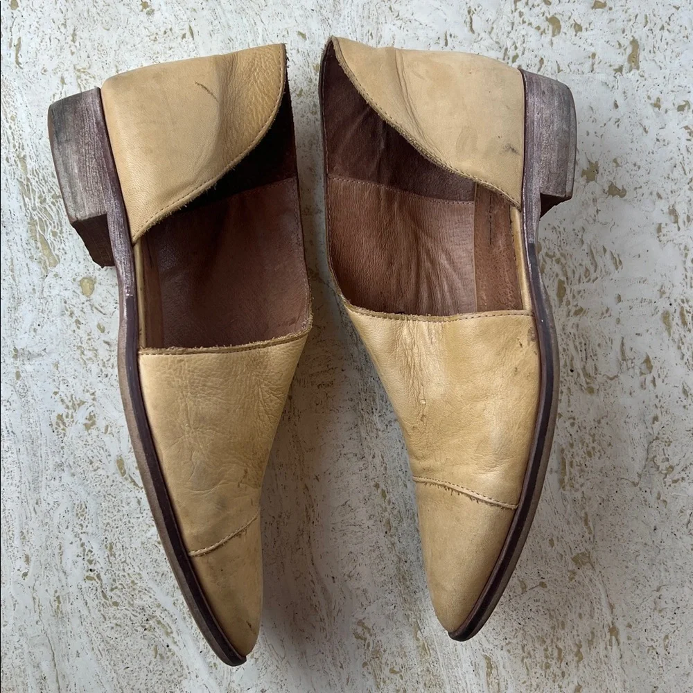 Free People Royale Flat leather women’s size EU 40 (US 10) handmade in Spain